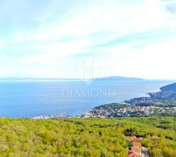 Opatija, okolica, građevinsko zemljište sa panoramskim pogledom na Kvarner - cover