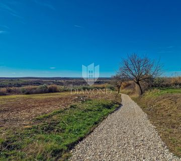 Buje! Prostrano zemljište sa panoramskim pogledom na more! - cover