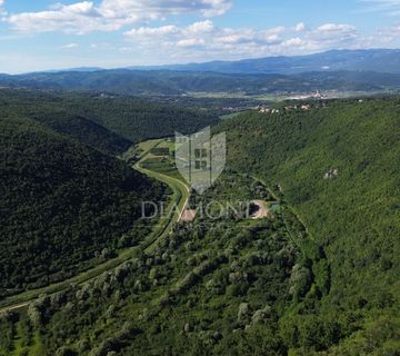Labin, okolica, građevinsko zemljište sa panoramskim pogledom - cover