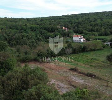 Labin, okolica, građevinsko zemljište sa projektom - cover