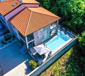 Poreč, okolica, moderna dvojna kuća sa bazenom  - cover