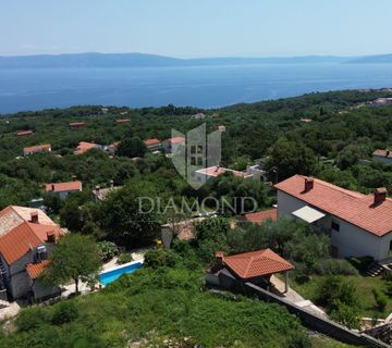 Labin, okolica, građevinsko zemljište, pogled more - cover