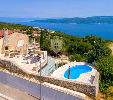 Labin, Rabac, kuća za odmor s prekrasnim pogledom na more - cover