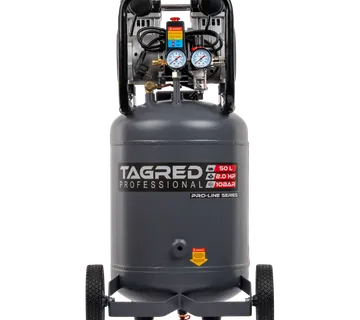 Tihi bezuljni klipni kompresor 50 l, 10 bara, 450 l/min, 230V - cover