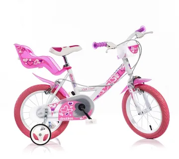 Dino Bikes Dječji bicikl Little Heart 14" - rozi - cover