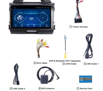 KIA SPORTAGE 2010 - 2016 ORIGINAL ANDROID Wifi Gps EU karte - cover