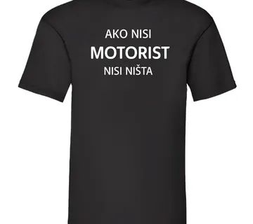 Majica ako nisi motorist - cover