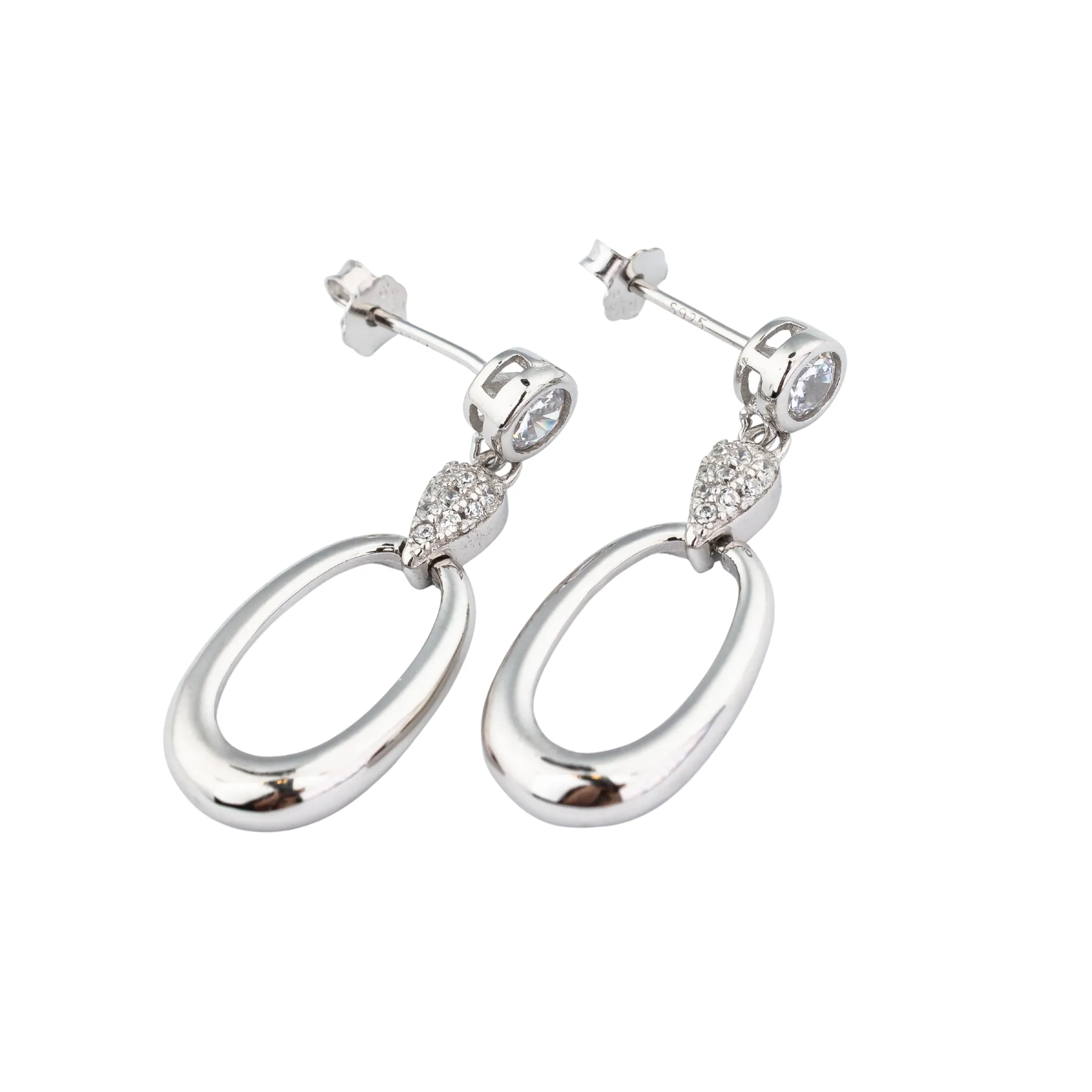 Srebrne naušnice Violeta - cover