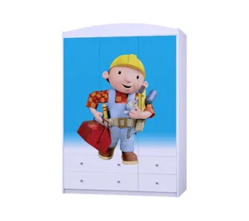 Dječji drveni ormar Happy Bob - cover