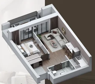 PROJEKT JAHORINA - zgrada E apartman 38, 5. kat - Jahorina, Jahorina