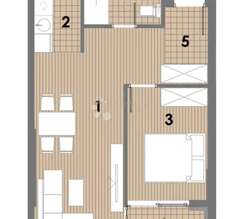 PROJEKT JAHORINA - zgrada E stan 22, 3. kat - Jahorina, Jahorina