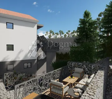 DVOETAŽNI APARTMAN S LIJEPOM TERASOM S POGLEDOM NA MORE - cover