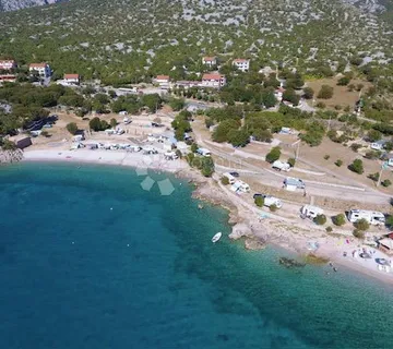 NA PRODAJU - Teren u turističkom kampu, prvi red do mora - Sibinj (Senj) - Sibinj Krmpotski, Novi Vinodolski