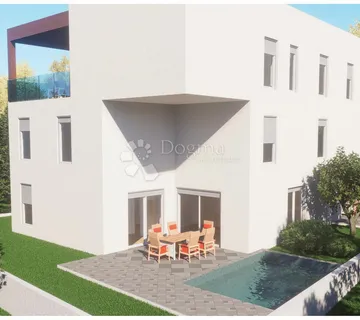 Vodice – Ekskluzivan Dvosoban Stan S Privatnim Bazenom I Vrtom