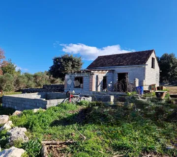 Donji Humac, zemljište za izgradnju OPG-a, 10 630 m2, pogled - Supetar