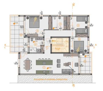 EKSKLUZIVNO! Novogradnja Štinjan penthouse - 131 m2, 2. kat (Z1 S4) - Štinjan, Pula