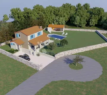 RAKALJ: 3 građevinske čestice s maslinikom - Bratulići, Marčana
