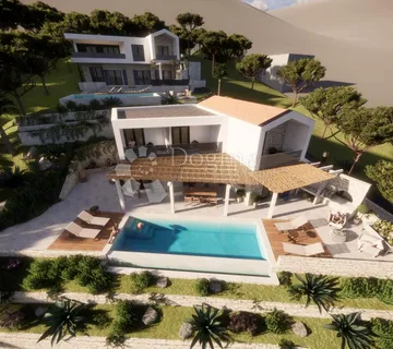Moderna vila u izgradnji – 100 m od mora, mirna lokacija na Pelješcu - Žuljana, Ston