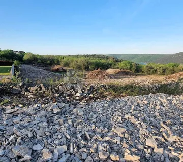 OKOLICA LABINA, GRAĐEVINSKO ZEMLJIŠTE, POGLED MORE! - cover