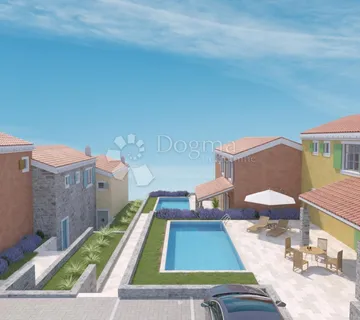Mala VILLA sa bazenom i pogledom na more - Crikvenica