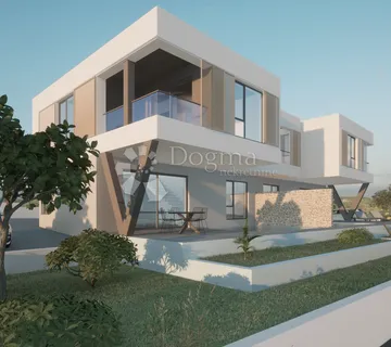 Vodice, moderni duplex 2, stan s bazenom S1 (P+1)
