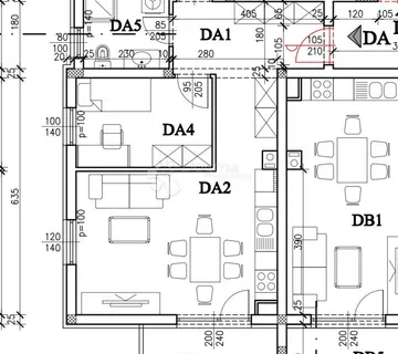 Novogradnja na odličnoj obiteljskoj lokaciji (Stan DA) - 3.KAT - Pula