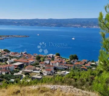 Građevinsko zemljište, Mali Rat, pogled na more - Duće, Dugi Rat