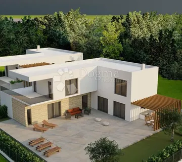 Poreč - luksuzna dvojna vila s 4 spavaće sobe i bazenom