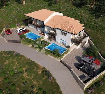 Apartman s bazenom i pogledom na more – Vrbnik - cover