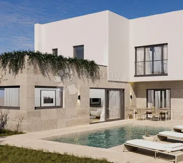 Barban, građevinsko zemljište 680m2, projekt!