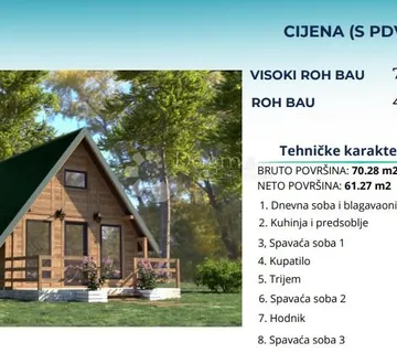 Teren za izgradnju 6 objekata – Gorski kotar, Fužine - Vrata, Fužine