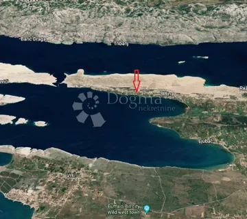 RTINA- zemljište sa građevinskom dozvolom - Rtina, Ražanac