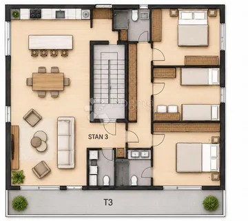 Penthouse Kaštel Gomilica,novogradnja - Kaštel Gomilica, Kaštela