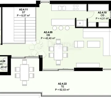 A2.4 – KAŠTEL NOVI; NOVOGRADNJA, DVOETAŽNI PENTHOUSE, 3S, KROVNA TERASA (63 m²), POGLED NA MORE, PARKING, ODLIČNA LOKACIJA - Kaštel Novi, Kaštela
