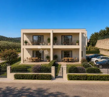 OTOK RAB, KAMPOR - Moderni stanovi u novogradnji. PRILIKA 3200 EUR/m2. Dvosobni stan u prizemlju sa okućnicom - cover