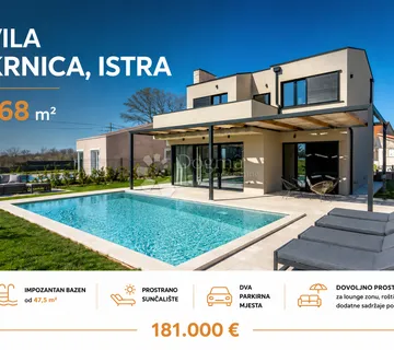 Arhitektonska vila u Krnici – luksuz, privatnost i mediteranska elegancija (2,5 km od mora) - Krnica, Marčana