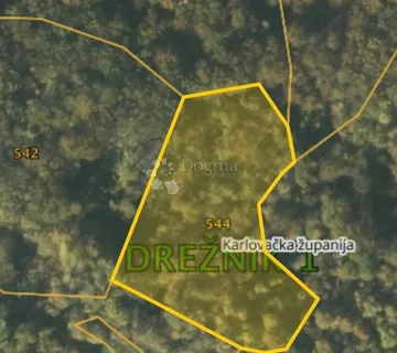 PRODAJE SE GRAĐEVINSKO ZEMLJIŠTE RAKOVICA 7739 m2 - Drežnik Grad, Rakovica