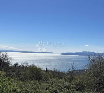 OPATIJA, VEPRINAC - Građevinsko zemljište za 6 vila sa dozvolama - Veprinac, Opatija