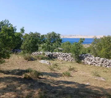 KARLOBAG, RIBARICA-Veliko građevinsko zemljište na izvrsnoj lokaciji - Staništa, Karlobag