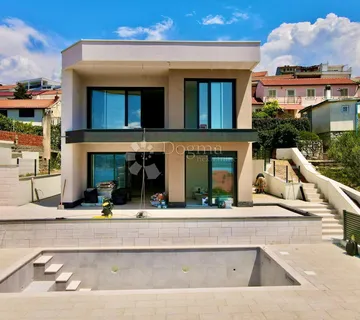 Luksuzna moderna vila s bazenom i spektakularnim panoramskim pogledom na more - Crikvenica