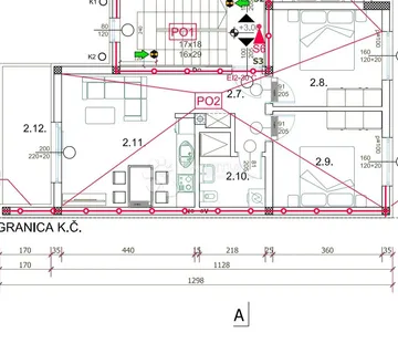 Novogradnja Valdebek- 2SS+DB 1.kat - Pula