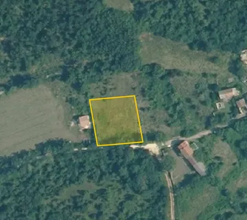 Građevinsko zemljište 1203m s dozvolom uz cestu - Kanfanar