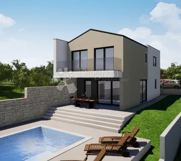 Dvojna Kuća S Bazenom I Pogledom Na More - Malinska, Malinska-Dubašnica