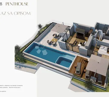 PENTHOUSE S BAZENOM, NOVOGRADNJA - cover