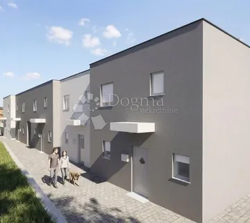 VIŠKOVO, predivna krajnja kuća u nizu s okućnicom