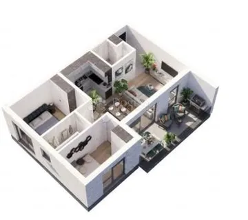POVLJANA-STAN S11, 62,56 m²
