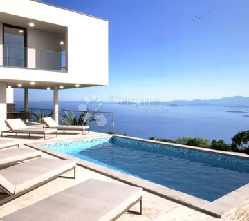MODERNA LUKSUZNA VILA S PANORAMSKIM POGLEDOM NA PELJEŠCU - cover