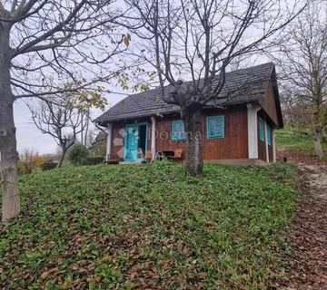 Dvije drvene kućice na cca 15.000 m² zemljišta s pogledom na Veliki Tabor - cover