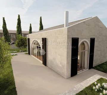 Građevinsko zemljište s projektom 667m2- Grohote,Šolta - cover