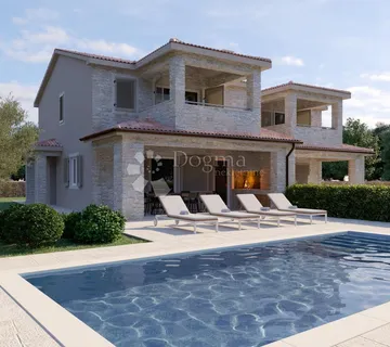 Istra – Novogradnja u mediteranskom stilu s bazenom - Pazin
